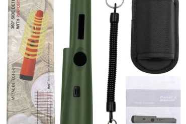 Pointer dedektör el tipi hazine define metal dedektörü orjinal pointer (Haki)