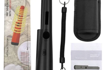 Pointer dedektör el tipi hazine define metal dedektörü orjinal pointer (Siyah)
