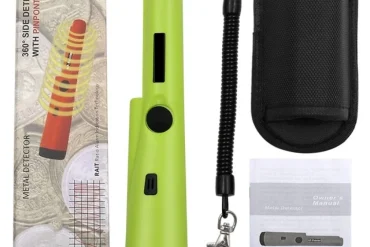 Pointer dedektör el tipi hazine define metal dedektörü orjinal pointer (Yeşil)