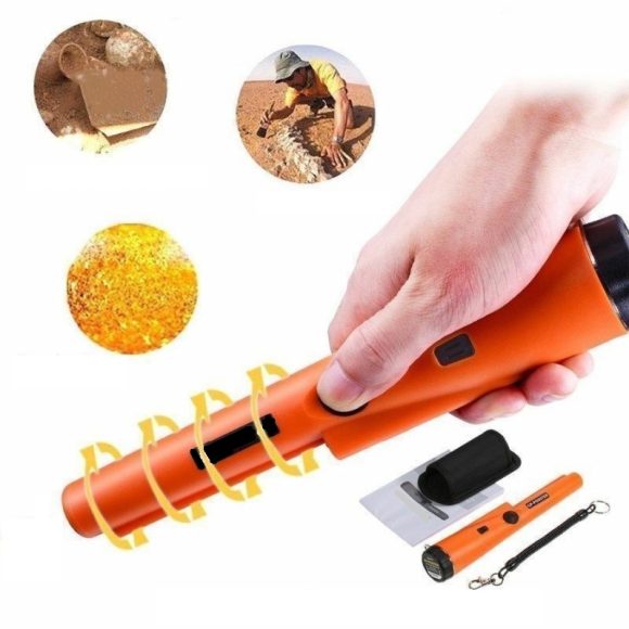 Metal Dedektörü Pinpointer Taşınabilir 360° Arama Hazinesi Saptama Bulucu Probu 9 V Pil Ve Kılıflı - Görsel 4